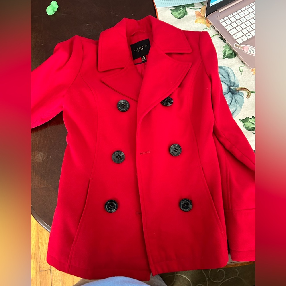 Size small peacoat